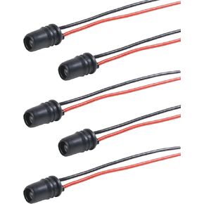 5PCS 194 Bulb Socket,Car Accessories T10 Extension Harness Plug Connector,Automotive Bulb Socket Base,Compatible with Bulbs Models 158,161,168,175,194,2823,2825,2827,904,906 (Plum Blossom Base) in Kuwait