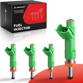 12 Holes Fuel Injectors Set of 4, Compatible with Toyota Camry 2010-2017, RAV4 2009-2018, Highlander, Sienna Avalon Venza, Scion tC, Lexus ES300h NX300h-L4 2.5L 2.7L, Replace 23250-36010 in Kuwait