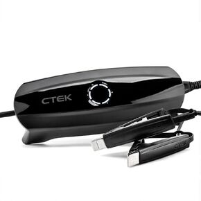 CTEK 40-704 CS ONE (Gen 2) with WiFi, 12V Smart Battery Charger and Trickle Charger with App Control, Remote Monitoring, Adaptive Charging and Polarity-Free Clamps for Cars and Motorcycles in Kuwait
