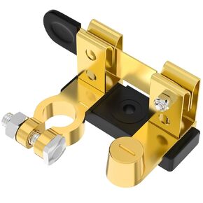 Top Post Battery Disconnect Switch 12V 24V, Knife Blade Battery Cut Off Switch Power Isolator for Car Marine Boat RV ATV (Negative, Vertical) in Kuwait