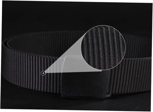 2pcs Men Casual Canvas Web Belt Nylon Belt Plastic Buckle for Outdoor Activities Lightweight Breathable Design in Saudi Arabia
