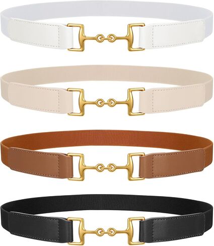 TRIWORKS Belts for Women Adjustable Skinny Elastic Belt for Dresses in Kuwait