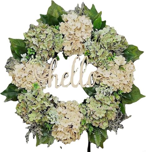 18 "عيد الميلاد الاصطناعي الأخضر الكوبية إكليل 40 سم ديكور الباب الأزهار الحريرية مع علامة مرحبا للباب الأمامي جدار الموقد طاولة حفل زفاف والاستخدام الداخلي في الهواء الطلق in Saudi Arabia