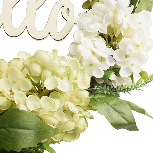 18 "عيد الميلاد الاصطناعي الأخضر الكوبية إكليل 40 سم ديكور الباب الأزهار الحريرية مع علامة مرحبا للباب الأمامي جدار الموقد طاولة حفل زفاف والاستخدام الداخلي في الهواء الطلق in Saudi Arabia