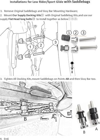 22" Black Detachable Rear Passenger Sissy Bar Backrest with Pad Fit for Harley Softail FXLR FXLRS FLSB Sport Gilde Low Rider S 2018 2019 2020 2021 2022 2023 in Kuwait