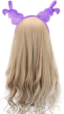 عصابات رأس أرنب عيد الفصح، 6 قطع، آذان أرنب قطيفة، ألوان متنوعة in Kuwait