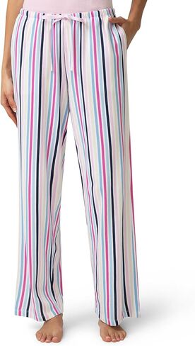 HUE womens Cotton Candied Pajama Lounge Pants 100% Cotton Super Soft Cozy Sleepwear Bottoms With Pockets in Saudi Arabia