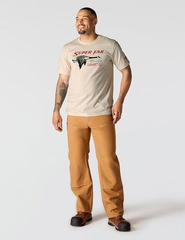 Carhartt Men's Relaxed Fit Lightweight Short-Sleeve Fab Graphic T-Shirt in Saudi Arabia