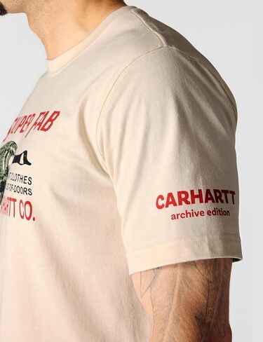 Carhartt Men's Relaxed Fit Lightweight Short-Sleeve Fab Graphic T-Shirt in Saudi Arabia