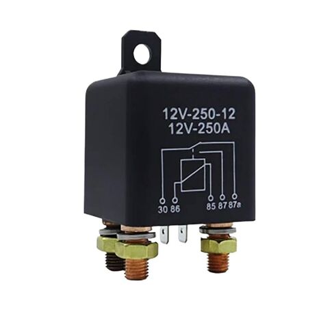 Power Motorcycle Control Switch 5P Car Relay 12V 24V 250A Continuous Type Terminal Automotive Starter Relay Socket(250A 24V 5P) in Kuwait