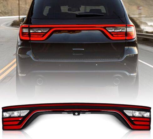 Center Tail Light Assembly Compatible with Dodge Durango 2014-2023 Liftgate Rear Lamp w/Camera Hole 68453659AA in Kuwait