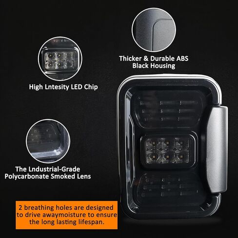 Gladiator JT Tail light, LED Tail Lights Compatible with 2020-2025 Jeep Gladiator JT, JT Brake Light Reverse Light Turn Signal Lamp Daytime Running Lamps DRL Side Marker Light Assembly in Kuwait