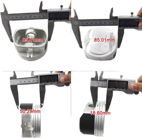 مجموعة مكبس المحرك والحلقة المتوافقة مع محركات Tucson وKup 2.0L L4 - تحل محل أرقام OEM 23410-2G000 و23040-2G200 in Kuwait
