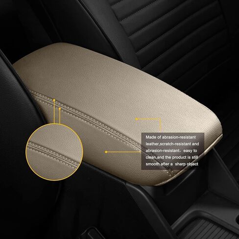 AOMSAZTO Console Covers for 2020 2021 2022 2023 2024 Toyota Coralla Armrest Covers for Toyota Coralla Beige in Saudi Arabia