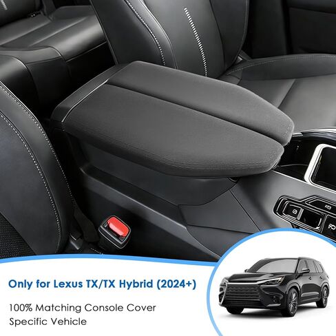 2024 2025 2026 TX350 & TX500h Center Console Cover for Lexus TX (350/500h/Premium/Luxury/F Sport Handling), Waterproof &Comfy Silicone Armrest Cover 2026 2025 TX350 TX500h Accessories in Saudi Arabia