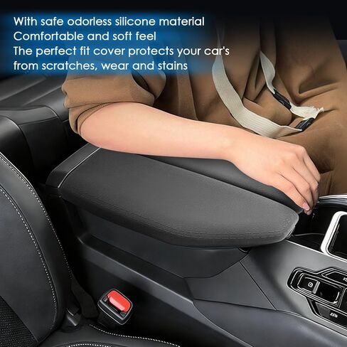 2024 2025 2026 TX350 & TX500h Center Console Cover for Lexus TX (350/500h/Premium/Luxury/F Sport Handling), Waterproof &Comfy Silicone Armrest Cover 2026 2025 TX350 TX500h Accessories in Saudi Arabia