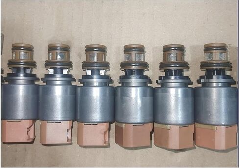 8HP55 ZF8HP55 0BK مجموعة الملف اللولبي للتحكم الأصلي 8HP55A ZF8HP55A متوافق مع BMW متوافق مع أودي A6 A7 A8 Q5 ناقل الحركة 8HP55 in Kuwait