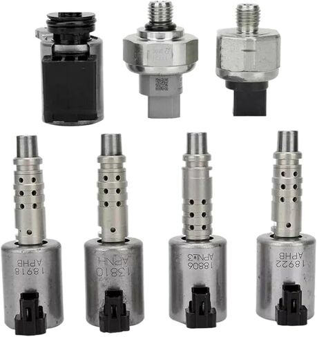7Pcs RE0F10D JF016E JF017E CVT8 Transmission Solenoid Kit W/Pressure Sensor Compatible For NISSAN ALTIMA 2012-14 L4 2.5L in Saudi Arabia