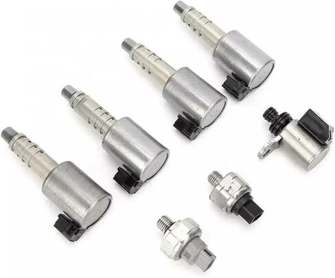 7Pcs RE0F10D JF016E JF017E CVT8 Transmission Solenoid Kit W/Pressure Sensor Compatible For NISSAN ALTIMA 2012-14 L4 2.5L in Saudi Arabia