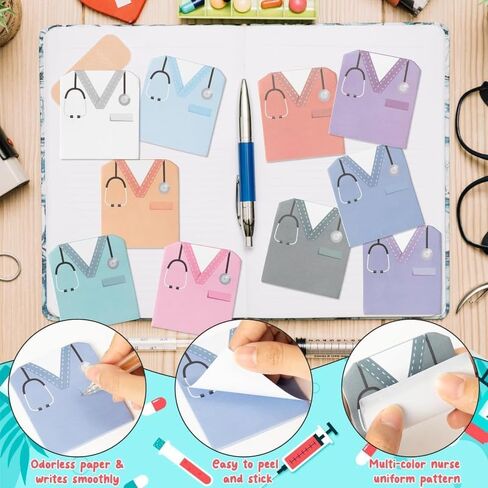 Fun Shaped Sticky Notes - Creative Irregular Self-Adhesive Memo Pads, Removable Colorful Note Stickers for Home, Office (Colorful) in Saudi Arabia
