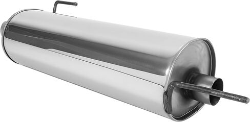 Exhaust Muffler Compatible with 2004-2008 Ford F-150 145" wheelbase 409 Stainless Steel Silvery in Saudi Arabia
