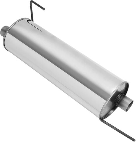Exhaust Muffler Compatible with 2004-2008 Ford F-150 145" wheelbase 409 Stainless Steel Silvery in Saudi Arabia