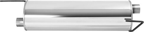 Exhaust Muffler Compatible with 2004-2008 Ford F-150 145" wheelbase 409 Stainless Steel Silvery in Saudi Arabia