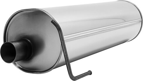 Exhaust Muffler Compatible with 2004-2008 Ford F-150 145" wheelbase 409 Stainless Steel Silvery in Saudi Arabia