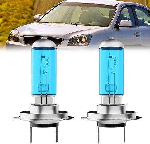 المصابيح الأمامية المتوافقة مع Kia Optima 2009-2010، H1 High Beam + H11B Low Beam Halogen Light Bulb Combo، فائقة السطوع 6000K أبيض، التوصيل والتشغيل، حزمة من 2 in Saudi Arabia