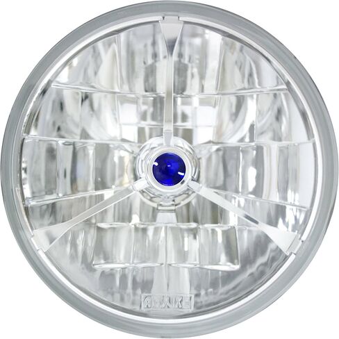 IPCW Adjure T70300-A 7" Diamond Cut Headlamp Trillient With Blue Dot & Tri-Bar and H4 Bulb (Each) in Kuwait