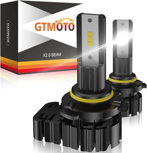 لمبة LED 9005 لمصابيح Can Am Outlander 650 850 1000 عالية الشعاع، مصابيح Can-Am Spyder RT Commander Renegade Maverick 1000R للمصابيح الأمامية 415129249، مصابيح الطرق الوعرة 6000K بيضاء ATV UTV، عبوتان in Saudi Arabia