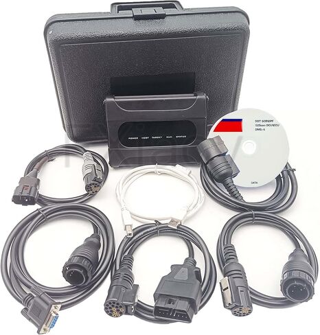 تشخيص لـ DOOSAN uvim طقم الماسح الضوئي لمحرك الديزل، واجهة اتصالات شديدة التحمل لأداة تشخيص محمل حفارة رافعة شوكية Doosan (محول 2023 مع كمبيوتر محمول) in Kuwait