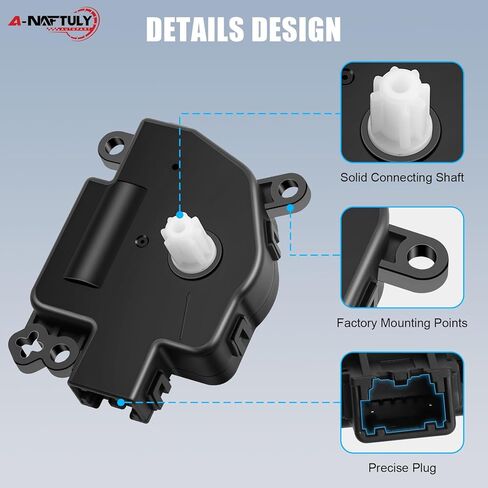 HVAC Blend Door Actuator Compatible with Chrysler 300 Town and Country Dodge Challenger Charger Dakota Grand Caravan Magnum Mitsubishi Raider Ram C/V Volkswagen Routan 604-024 68033337AA 2Pcs in Saudi Arabia