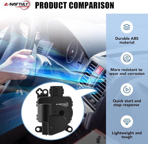 HVAC Blend Door Actuator Compatible with Chrysler 300 Town and Country Dodge Challenger Charger Dakota Grand Caravan Magnum Mitsubishi Raider Ram C/V Volkswagen Routan 604-024 68033337AA 2Pcs in Saudi Arabia