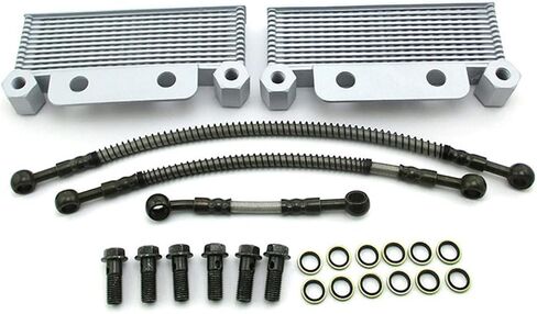 Double Oil Cooler For Zongshen Daytona 190cc LXR DHZ Pit Dirt Bike in Kuwait