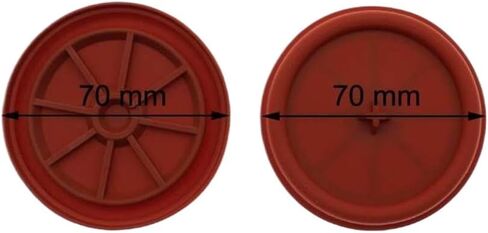 Oil Separator Diaphragm Membrane Compatible with A4 S4 B7 B8 A5 S5 A6 C6 A8 S8 Q5 Q7 2.7L 3.0L TDI Engines - Replaces OEM 057103495N 057103495 in Kuwait