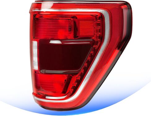 Tail Light Compatible with 2021 2022 2023 Ford F150 XL XLT Halogen Type Taillight w/Blind Spot Rear Turn Signal Brake Lamp Assembly Replacement ML3Z13405C (Left Driver Side) in Kuwait