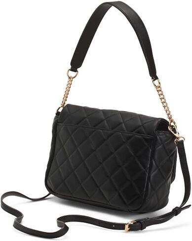 Juicy Couture Girl Only Flap Crossbody, Quilted Convertible Bag, 10x6.5 Inch in Saudi Arabia
