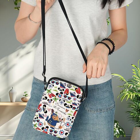 BWWKTOP Cruise Ship Crossbody Bag Cruise Mouse Inspired Gift Mouse Family Trip Shoulder Bag Magic Park Cruise Merch in Saudi Arabia