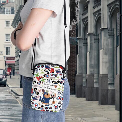 BWWKTOP Cruise Ship Crossbody Bag Cruise Mouse Inspired Gift Mouse Family Trip Shoulder Bag Magic Park Cruise Merch in Saudi Arabia