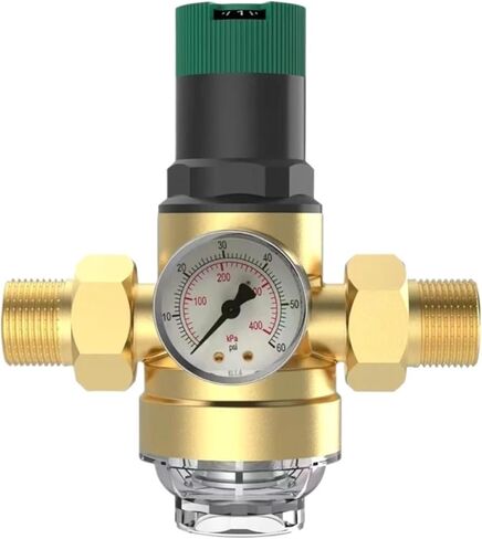 1PCS Pressure Regulator Replacement Filter Valves DN15/DN20 Pressure Reducing Valves Regulator With Gauge and Screen Filter(DN20) in Saudi Arabia