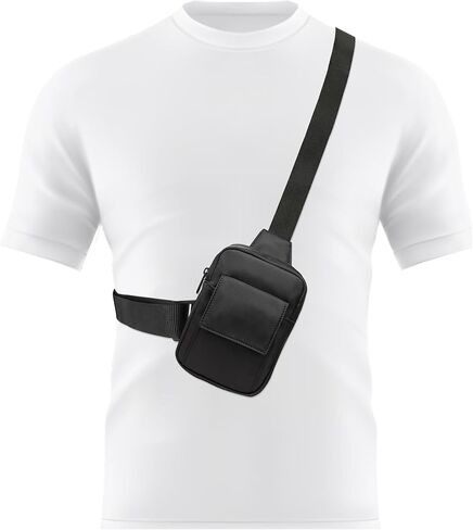 Peicees Mini Sling Bag with Flip Pocket Small Crossbody Bags for Women Men in Saudi Arabia