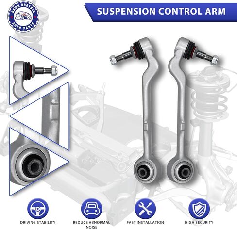 Control Arms, Front Lower Forward Rearward 4PCS Suspension Kit Replacement for BMW E90 128i 135i 325i 328i 330i 335d 335i 335is (2WD Only) in Saudi Arabia