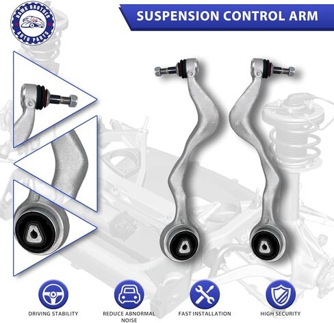 Control Arms, Front Lower Forward Rearward 4PCS Suspension Kit Replacement for BMW E90 128i 135i 325i 328i 330i 335d 335i 335is (2WD Only) in Saudi Arabia