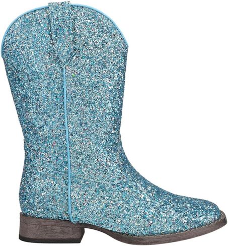 ROPER Kids Girls Glitter Galore Square Toe Casual Boots - Purple in Saudi Arabia