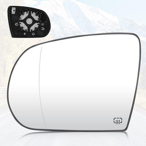 Youxmoto fit 68228919AA Left Driver Side Rearview Heated Mirror Glass, Fit For Jeep Cherokee 2014-2019, For Jeep Compass 2017-2021, w/Backing Holder, fit 68228913AA 68228911AA in Saudi Arabia