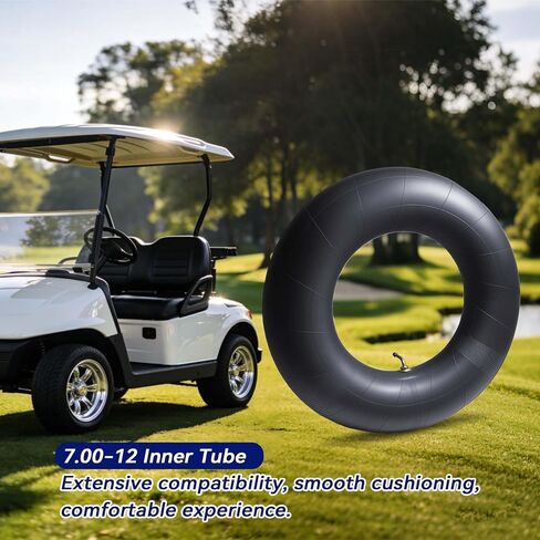 7.00-12, 7.00R12 Inner Tube with Bent Valve Stem for Lawn & Garden Tractors and Utility Vehicles in Kuwait
