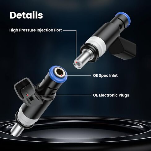 Fuel Injectors Compatible with Jeep Patriot Compass 2007-2017 Dodge Avenger Journey 2009-2013 Chrysler Sebring 2007-2010 Caliber 2007-2012 2.0L 2.4L,4891577AC Set of 4 in Kuwait