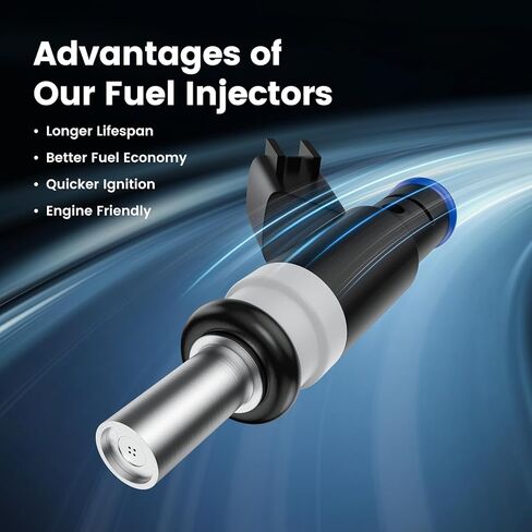 Fuel Injectors Compatible with Jeep Patriot Compass 2007-2017 Dodge Avenger Journey 2009-2013 Chrysler Sebring 2007-2010 Caliber 2007-2012 2.0L 2.4L,4891577AC Set of 4 in Kuwait