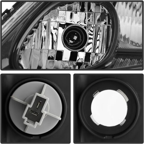 KEEKPO - For 2009 2010 2011 2012 2013 2014 Honda FIT Grey Housing Headlights Headlamps Pair Set Driver & Passenger Side in Saudi Arabia